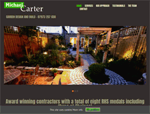 Tablet Screenshot of carterlandscape.com